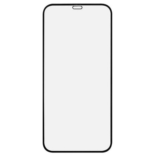 Защитное стекло 9D LuazON для iPhone 12 mini, полный клей, 0.33 мм, 9Н