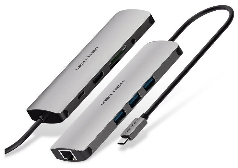 Концентратор Vention THAHB USB Type C 9 в 1