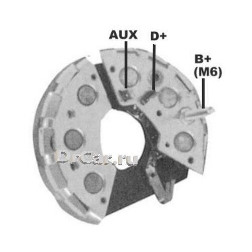 Мост диодный BOSCH 35A, 114MM UNIPOINT REC-202