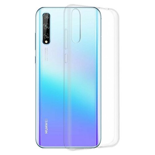 Силиконовый чехол для Huawei Y8p прозрачный 1.0 мм