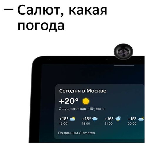 Смарт-дисплей Sber SberPortal голос. п: Салют 30W белый (SBDV-00010W)