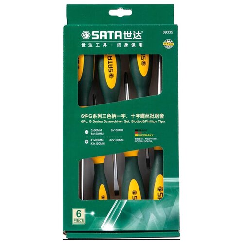 фото Набор sata phillips & slotted. g-series 09335