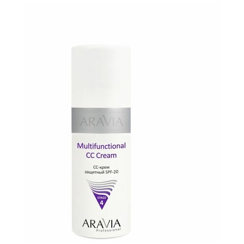 Купить CC- крем ARAVIA Professional защитный SPF-20 Multifunctional CC Cream, тон 01 150 мл