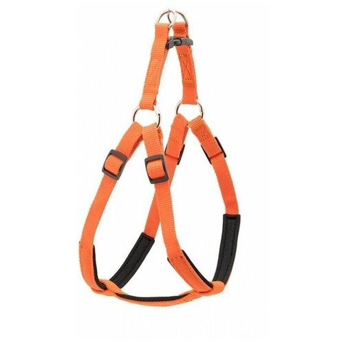 Yami Yami амуниция Шлейка Сити с мягкой подкладкой XL оранжевая 25мм, ОШ 84-90см, ОГ 88-100см, 0,209 кг