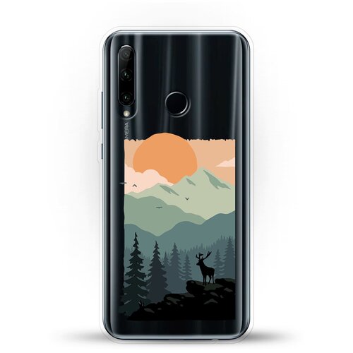 фото Силиконовый чехол горы и лес на honor 10i andy & paul