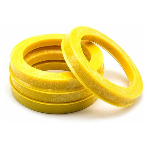 фото Кольца центровочные 73,1х54,1 yellow 4 шт высококачественный пластик sds exclusive