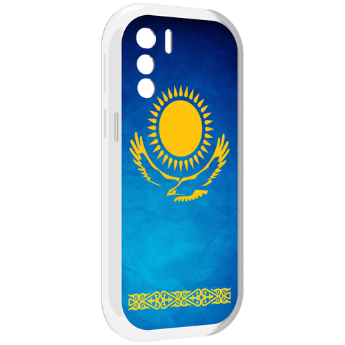 Чехол MyPads герб и флаг казахстана для UleFone Note 13P задняя-панель-накладка-бампер