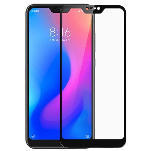 фото Защитное стекло для xiaomi mi a2 lite/ redmi 6 pro (черное) чехлы и стекла