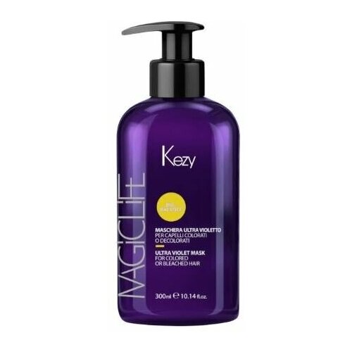 Маска для волос KEZY Bio-Balance Ultra Violet Mask For Colored Or Bleached Hair, 300 мл маска для волос kezy ml blond hair жемчужная маска для светлых волос 300мл