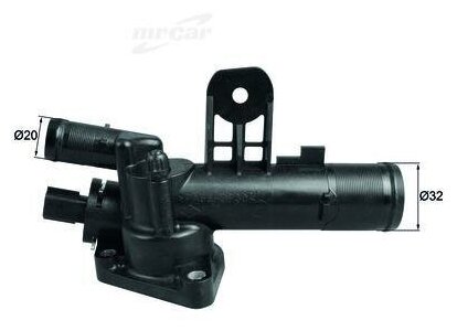 MAHLE TI 247 83 TI 247 83_термостат интегр.!\ Renault Duster/Fluence/Megane, Nissan Juke/Qashqai/Note 1.5DCi 05>
