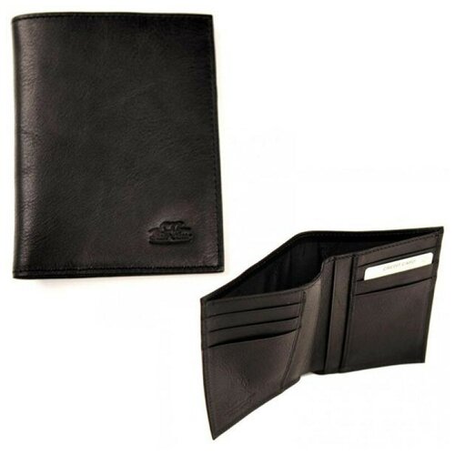 Портмоне Gran Carro, фактура гладкая, черный