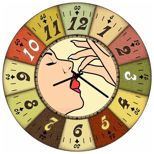 фото Svs настенные часы svs 4002320 ест вишенку