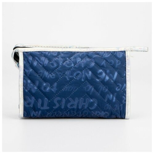 фото Косметичка на молнии, цвет синий gorodok