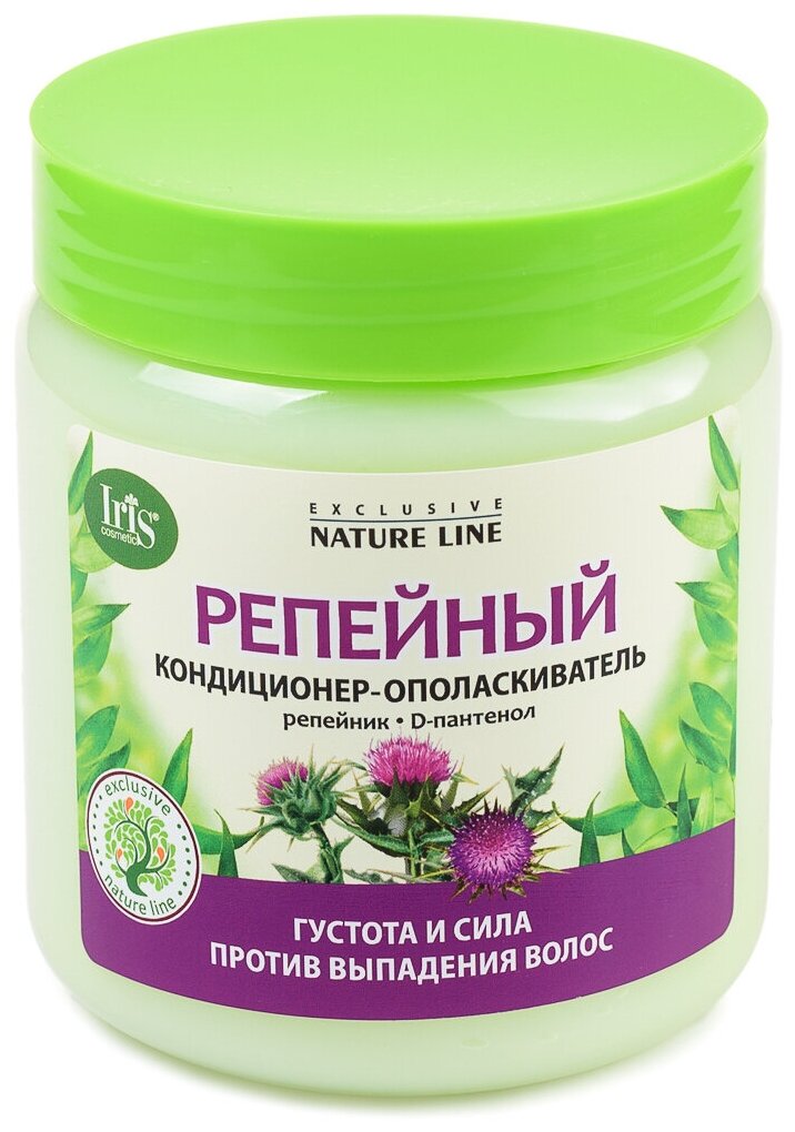 Iris Кондиционер-ополаскиватель "Репейный" серии EXCLUSIVE NATURE LINE, 500 мл