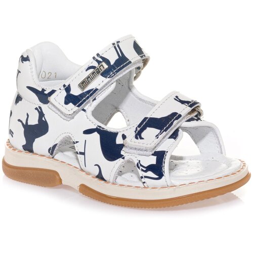 фото Сандалии minimen, м цвет белый-принт-животные, размер 25