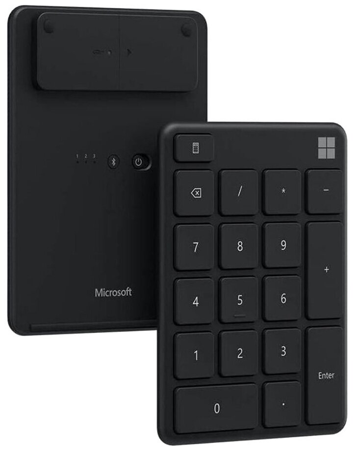 Цифровой блок беспроводной Microsoft Number Pad Bluetooth Черный 23O-00006
