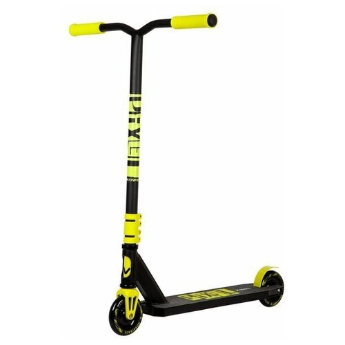 фото Самокат novatrack pixel bl, pu колеса 110 мм с алюмин. ободом, жесткость pu 88a