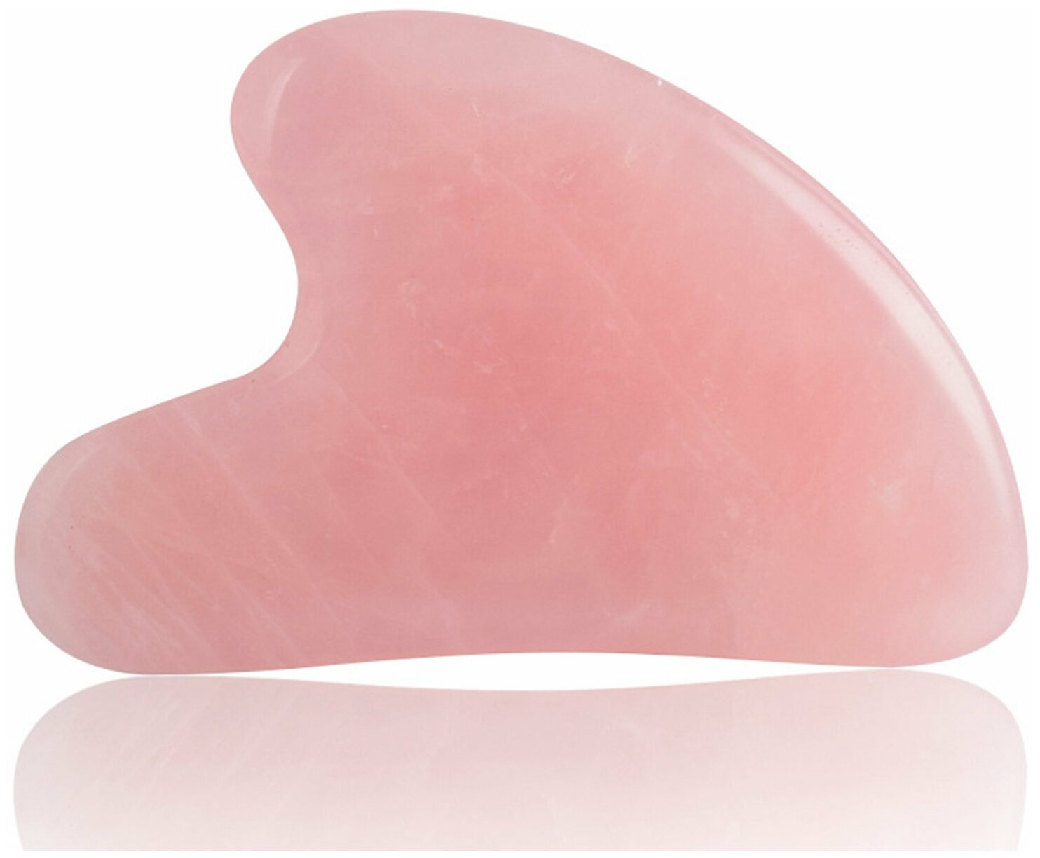 Mассажер Гуа Ша для лица (кварц розовый) AYOUME Massager GUASHA rose quartz (1 шт)