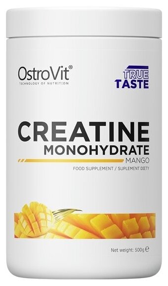 Креатин моногидрат OstroVit Creatine Monohydrate (500 г) Манго