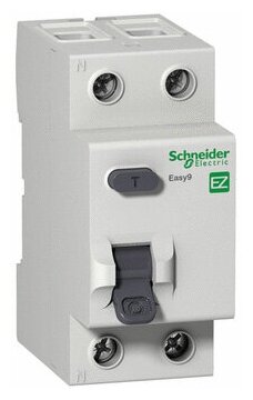 Schneider-electric EZ9R34225 ДИФ. Выкл. EASY 9 (УЗО) 2П 25А 30мА AC 230В =S=
