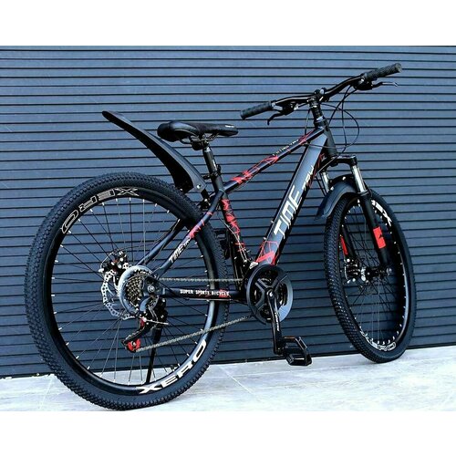 Велосипед городской Richiesto TT102 26 21 скорость для подростков взрослый черно-красный 2245000₽