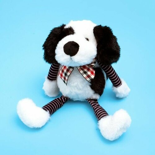 Мягкая игрушка Собака 16 см цвет чёрно-белый 1002₽