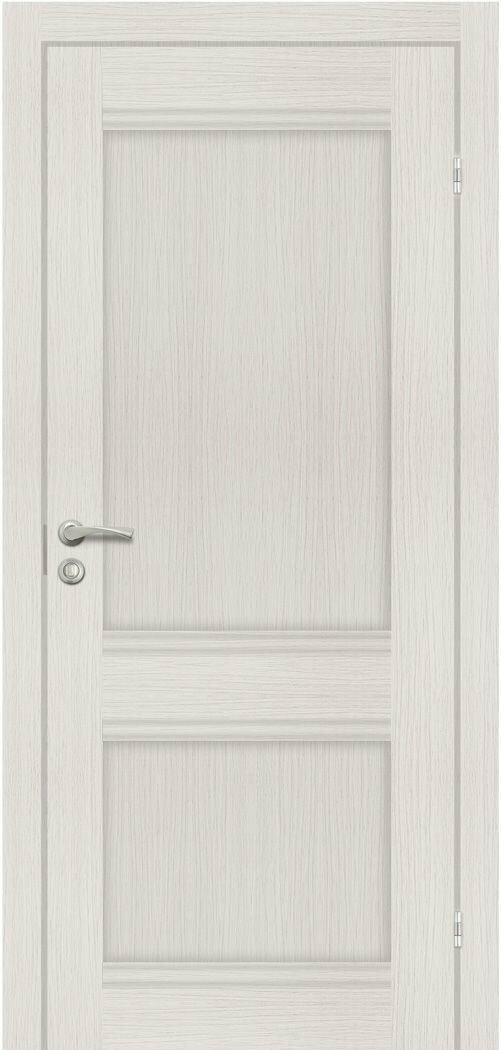 Олови дверь межкомнатная М8 Невада экошпон Дуб белый