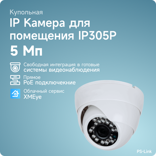 Камера видеонаблюдения  PS-Link IP305P белый