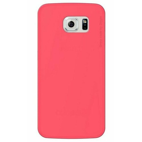 Накладка пластиковая ультратонкая Deppa Sky Case для Samsung Galaxy S6 G920 коралловая