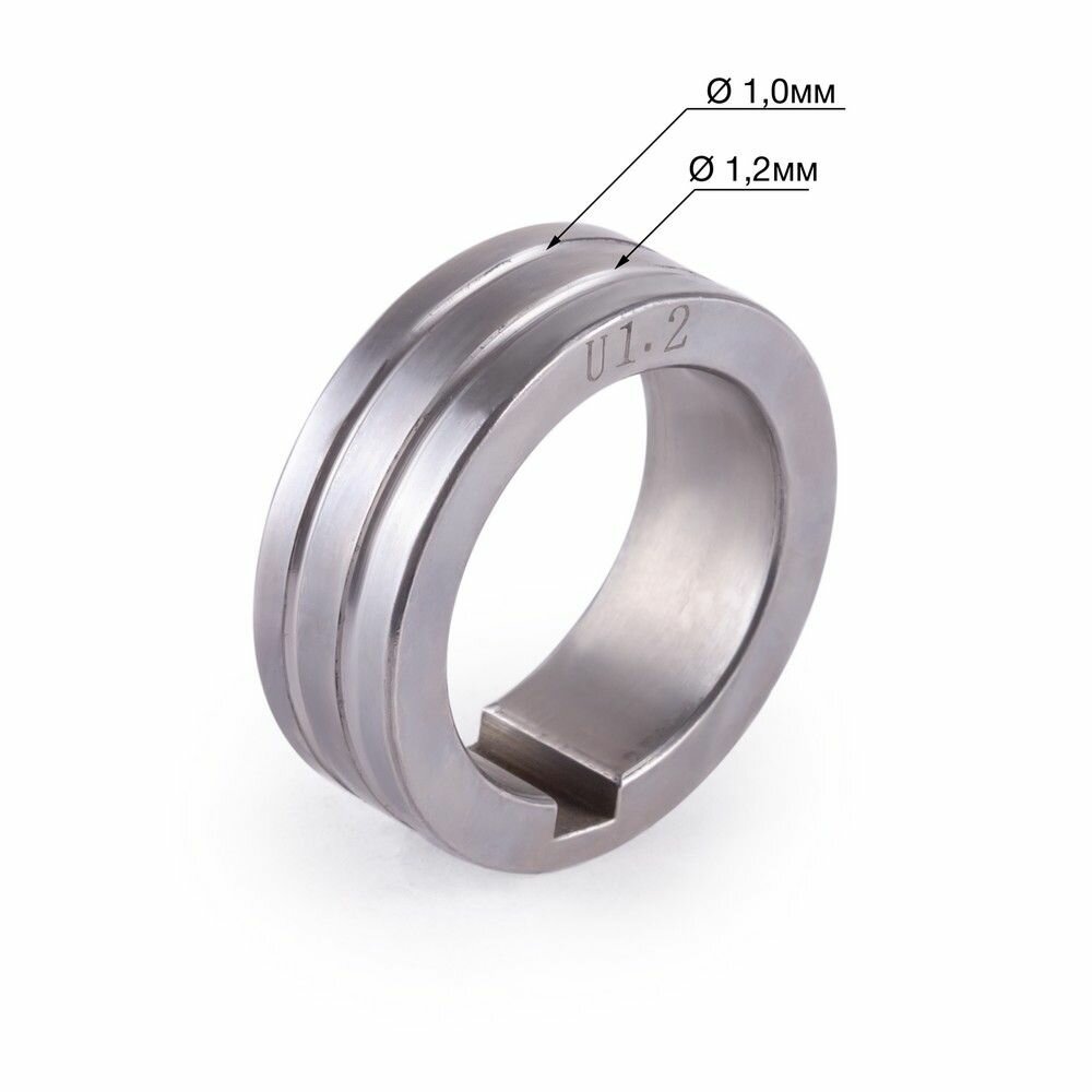 Ролик для сварочного полуавтомата для подачи проволоки д.1,0-1,2 — фото 1