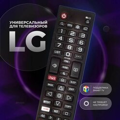 Универсальный пульт дистанционного управления (ду) для телевизора Лджи LG Smart TV с функцией IVI / Movies