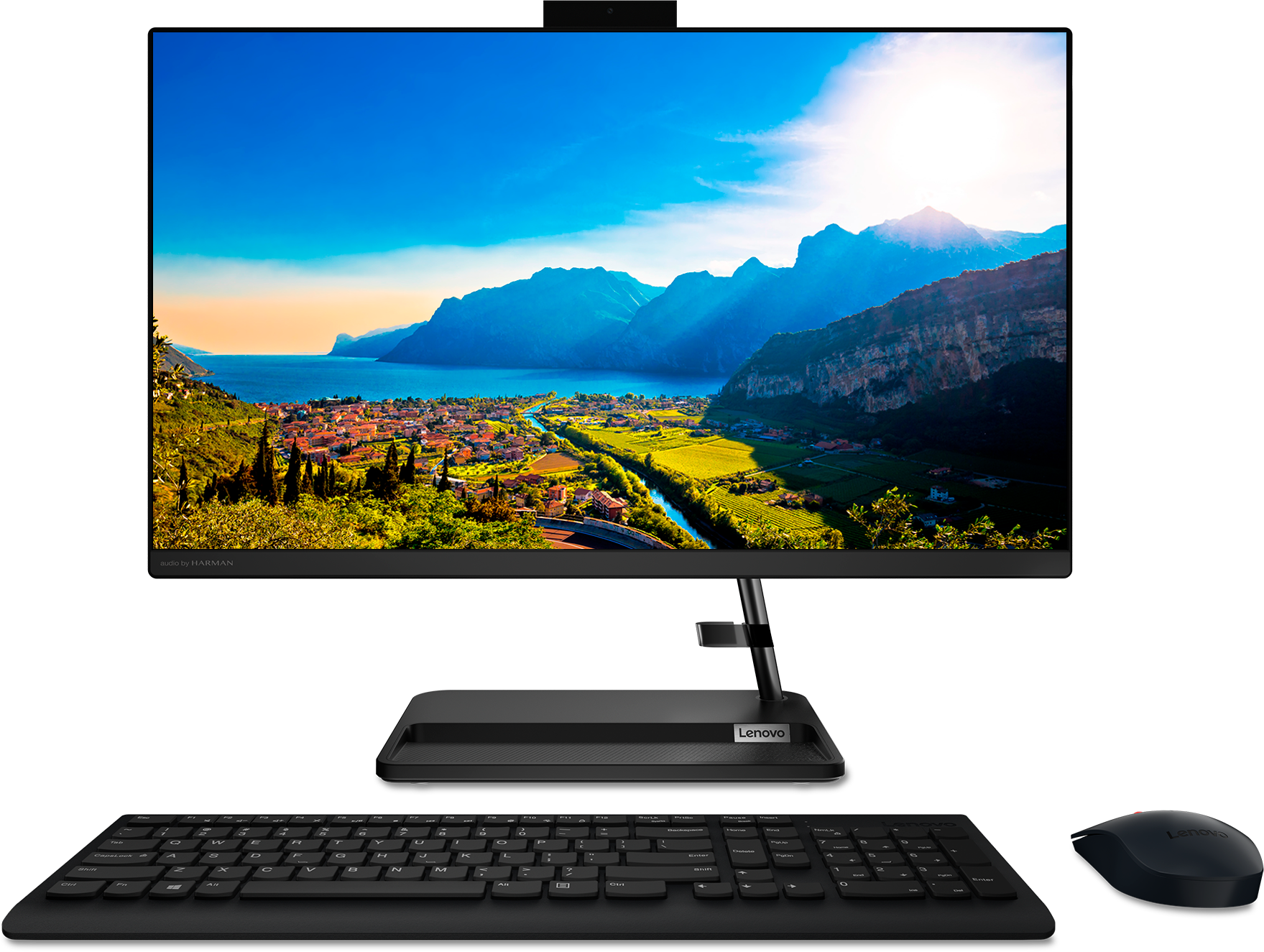 Моноблок Lenovo IdeaCentre AIO 3 Gen 6 23.8" FHD /AMD Ryzen 5 7530U/8GB/512GB SSD/Radeon Graphics/NoOS/черный (F0G100WSRK)