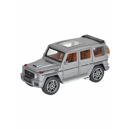 Машинка серая, MERCEDES G63, световые и звуковые эффекты, 1 шт