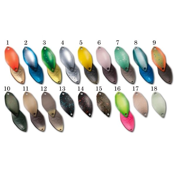 Блесна колеблющаяся Forest MEBIUS Zero  вес 0 9гр    03  длина 20 мм