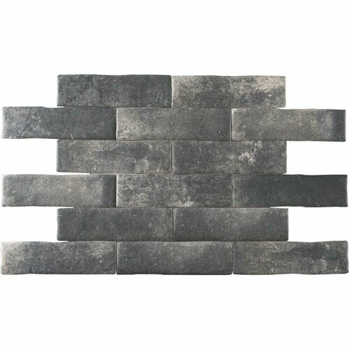 Настенная плитка Pamesa Ceramica Brickwall Grafito 7х28 см (0.58 м2)