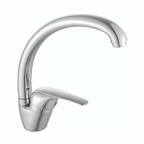 Смеситель для кухни Corsa Deco Aqua хром с высоким изливом однорычажный (966391)