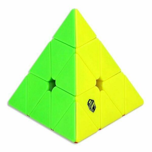 Головоломка MoFangGe X-Man Pyraminx Magnetic BELL, QiYi (Киви) скоростная пирамидка рубик qiyi mofangge x man pyraminx magnetic bell магнитная цветной пластик головоломка