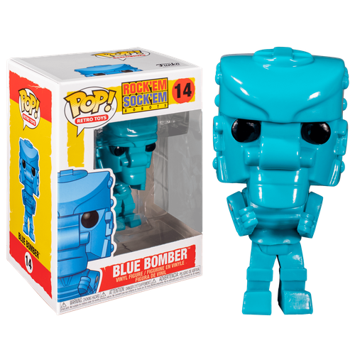 фигурка funko pop vinyl mattel rock em sock em robot rd 51321 Фигурка Funko POP Blue Bomber Rock 'Em Sock 'Em Robots Mattel из серии Retro Toys 14