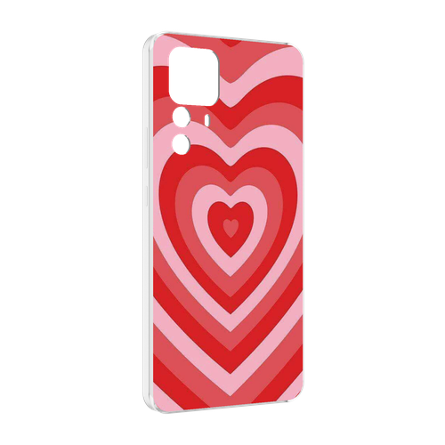 Чехол MyPads завораживающее сердце женский для Xiaomi 12T Pro задняя-панель-накладка-бампер чехол mypads медовое сердце для xiaomi 12t pro задняя панель накладка бампер