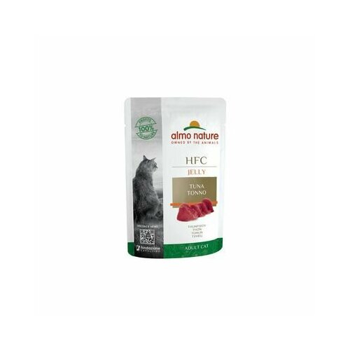 Almo Nature (консервы) паучи тунец в желе для кошек, 55 г (24 шт)