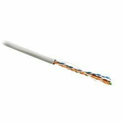 Hyperline Неэкранированная витая пара UUTP4-C5E-S24-IN-PVC-GY-305 305 м Кабель витая пара, неэкранированная U ­UTP, категория 5e, 4 пары 24 AWG ,