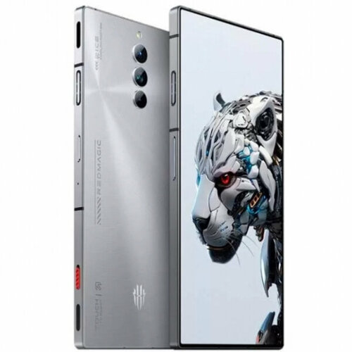 серебристый, белый