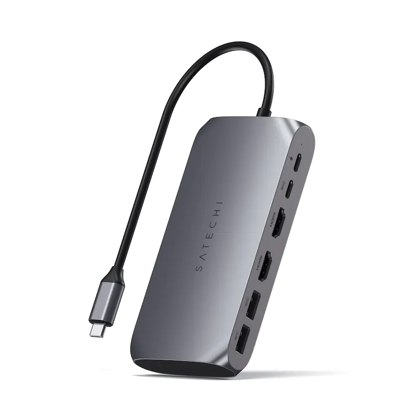 Док-станция Satechi Multimedia Adapter M1 Space Grey ST-UCM1HM