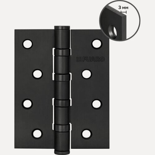Изображение товара Петля универсальная Fuaro HEAVY IN4400U BL (черный) 100х75х3 мм (2 шт)