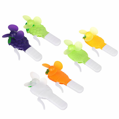 Игроленд Вентилятор с игрушкой механический ABS h18см 95х18х2см 3 дизайна 8 штук 1232₽