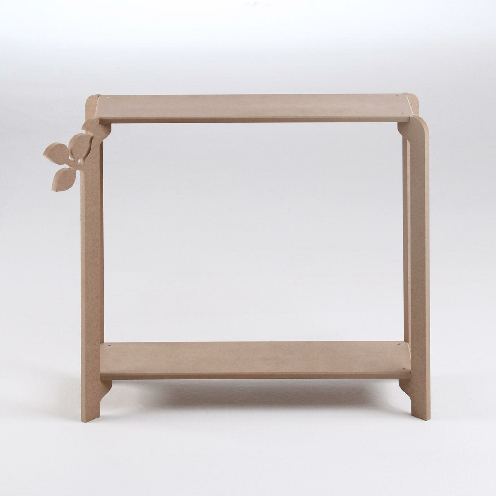 фото Стойка-полка для цветов двухъярусная "Флора" 49х59х23 см, для декорирования