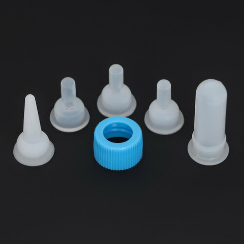 Набор для вскармливания Пижон бутылочка 60 мл с 4 сосками и ершиком голубой 466₽