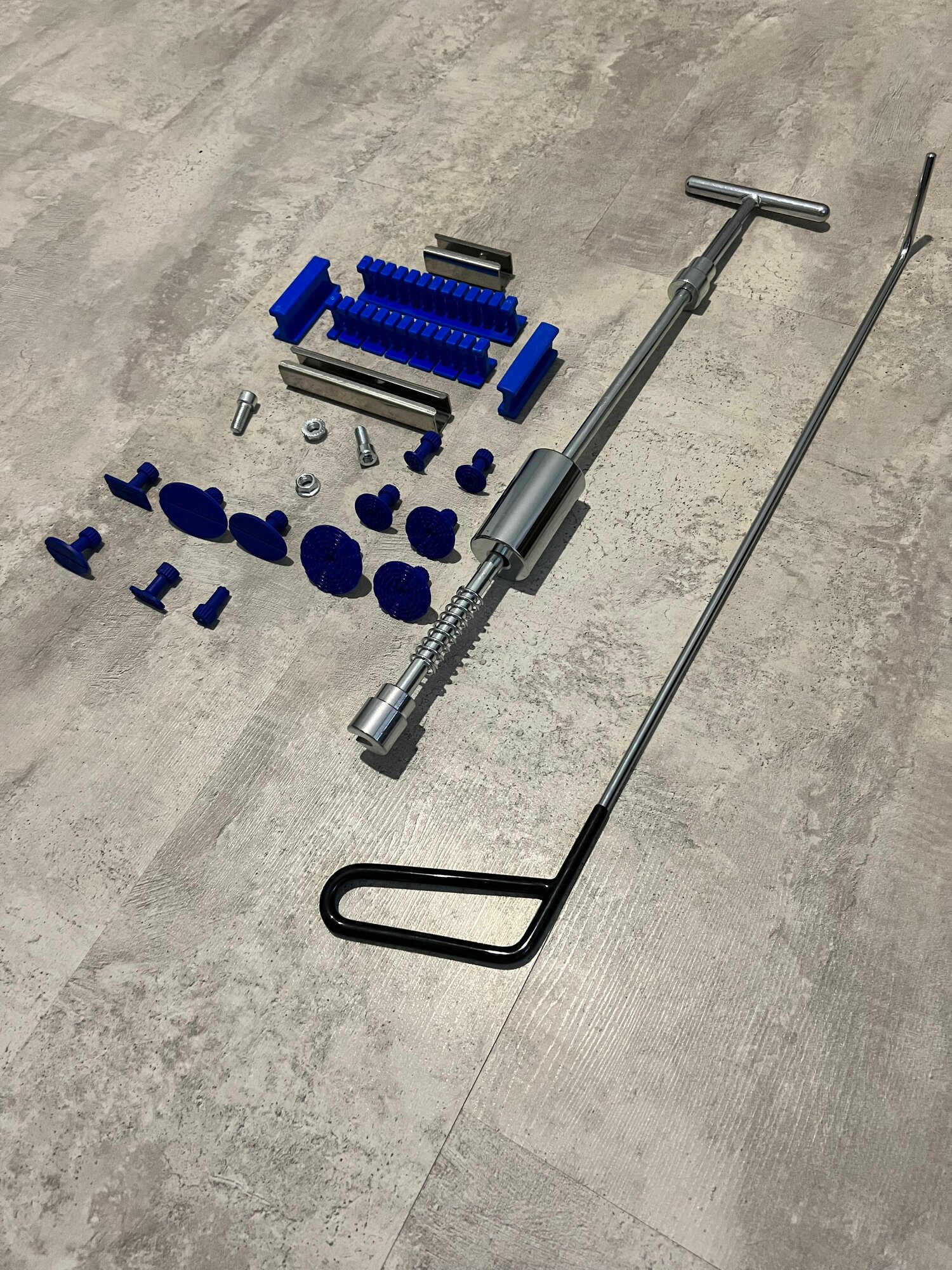 фото Обратный молоток для удаления вмятин на автомобиле / PDR ремонт кузова / Набор для авто