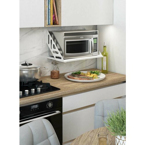 Полка для микроволновки, полка настенная на кухню, держатель