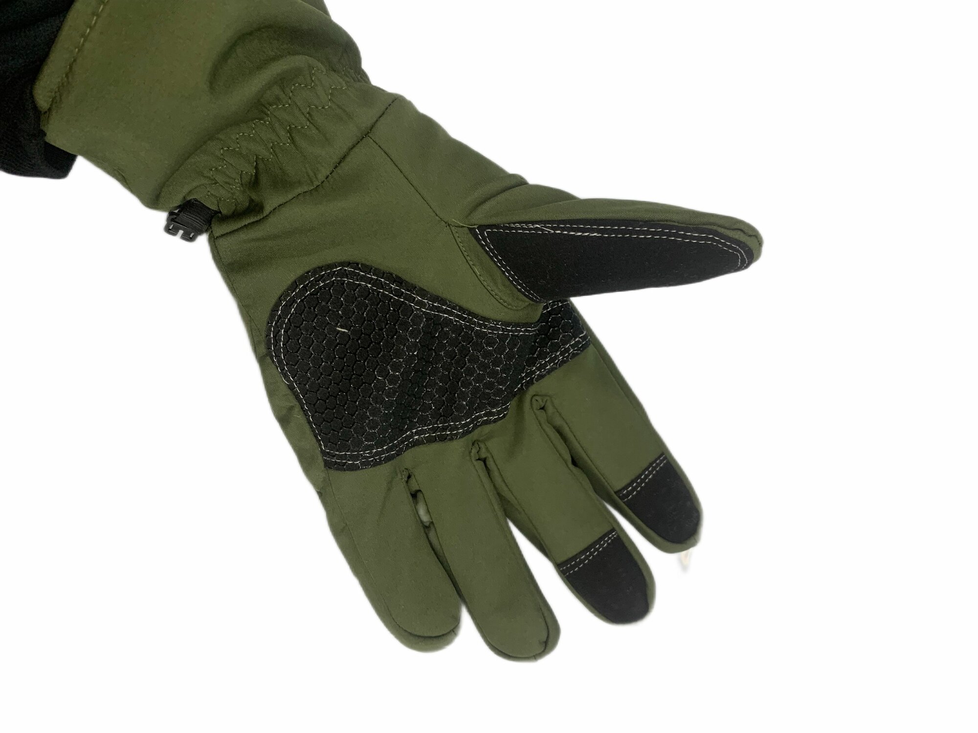 Перчатки софтшелл тактические олива L — фото 1